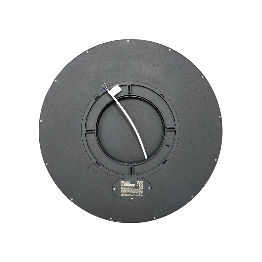 LED Stropní svítidlo LED/40W/230V 3000/4000/6500K pr. 50 cm černá